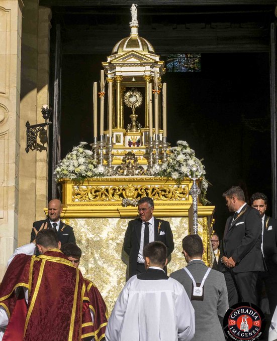 Horario e Itinerario Procesión del Corpus Christi. Chiclana de la Frontera 02 de Junio del 2024