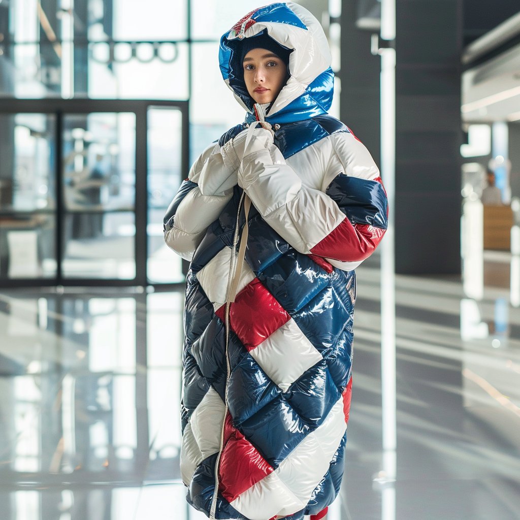 19 images of gorgeous women in red white and blue coats have dropped on Patreon for our top tier of Patrons...

Follow us for more great content

#redwhiteandblue #coat #wintercoat #downcoat #puffercoat #aiart #midjourneyart