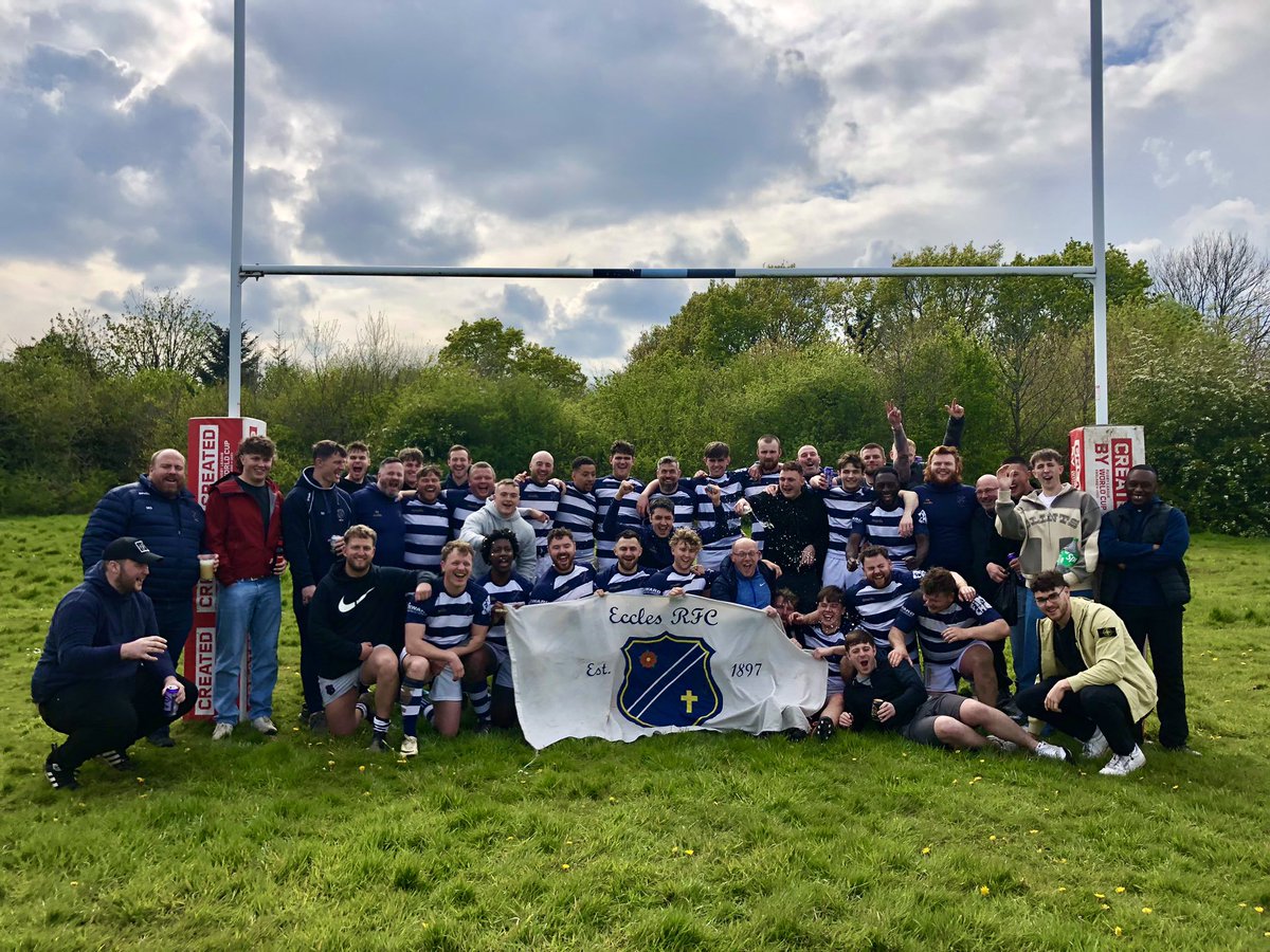 The 3XV concluded the @ecclesrugbymen season in style yesterday with a 5-74 WIN at Wythenshawe, enthusiastically encouraged by their travelling support. A great end to the season for the 3s who finished 3rd in NWRL Div 4, outstanding considering they were newly promoted👏