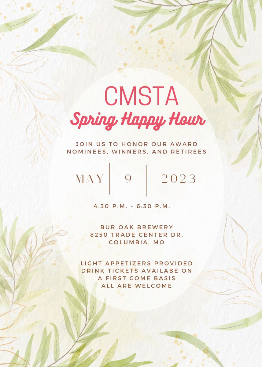 CMSTA (@columbiamsta) on Twitter photo 