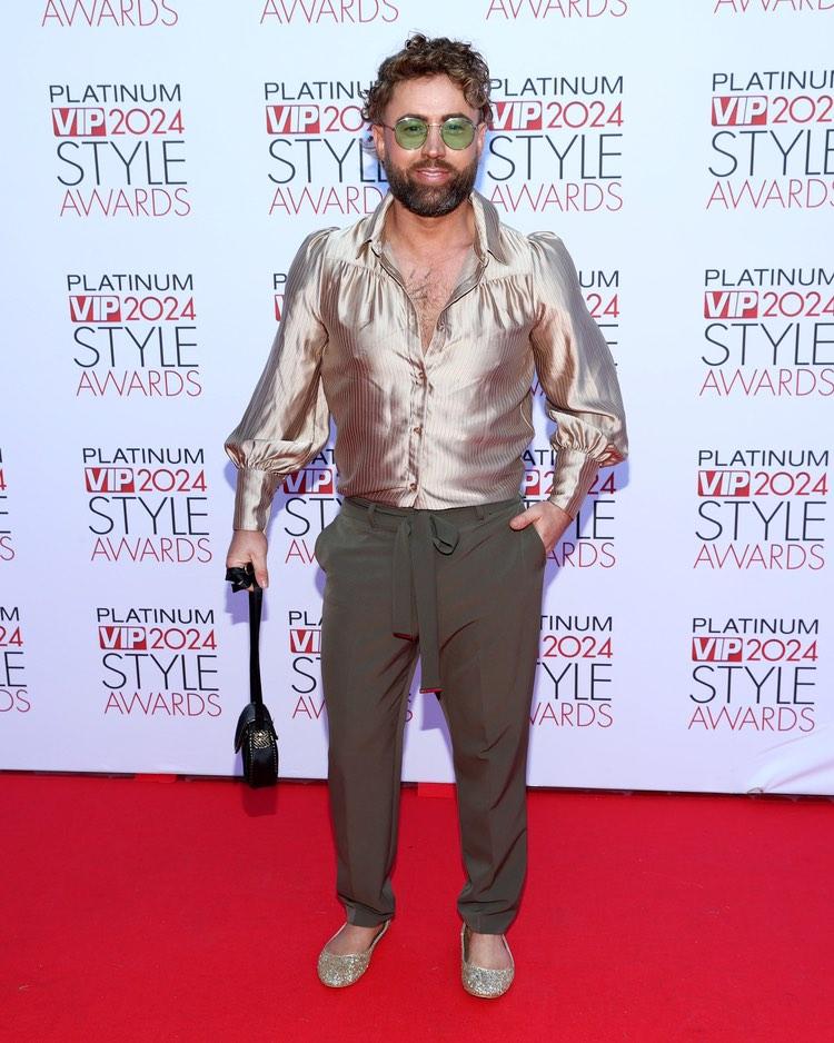 A GAMBLE FOR €36; Lennon/Bowie inspired. Aim was to showcase charity shops & how you can create a look on a budget from top to toe.Outfit from Respect Charity Shop Blanchardstown, Dublin #platinumvipstyleawards Credit Brian McEvoy