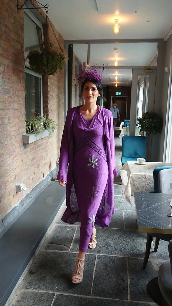 Flash of Purple 💜💜💜💜💜💜 #knitwear #motherofthebride #motherofthegroom #Irishfashion #Irishknitwear #madeinlimerick #madetomeasure