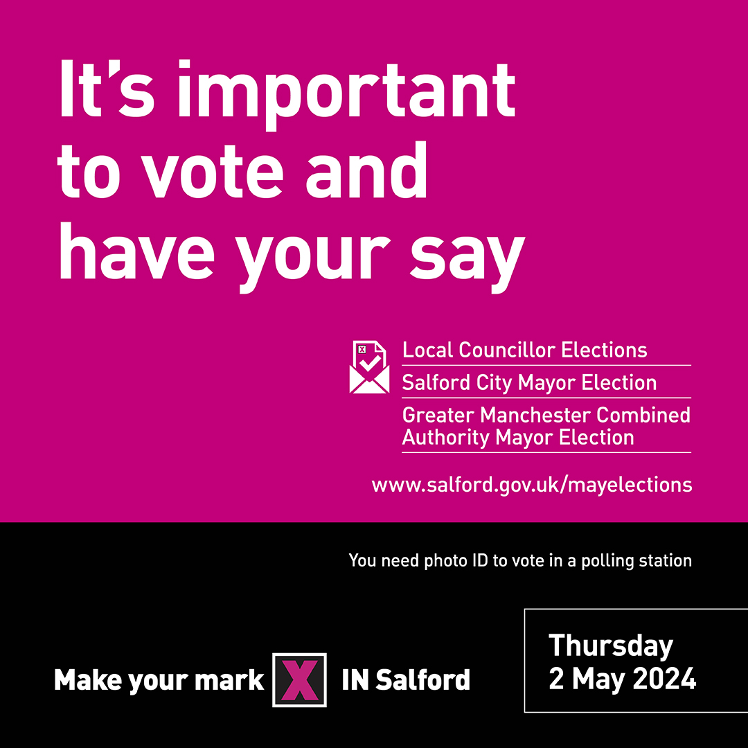 You can nominate someone you trust to vote on your behalf in the mayoral & local elections. An emergency proxy vote can be set up until 5pm on polling day, Thurs 2 May. See URL in graphic for more details about May elections #LocalElections #GMElects