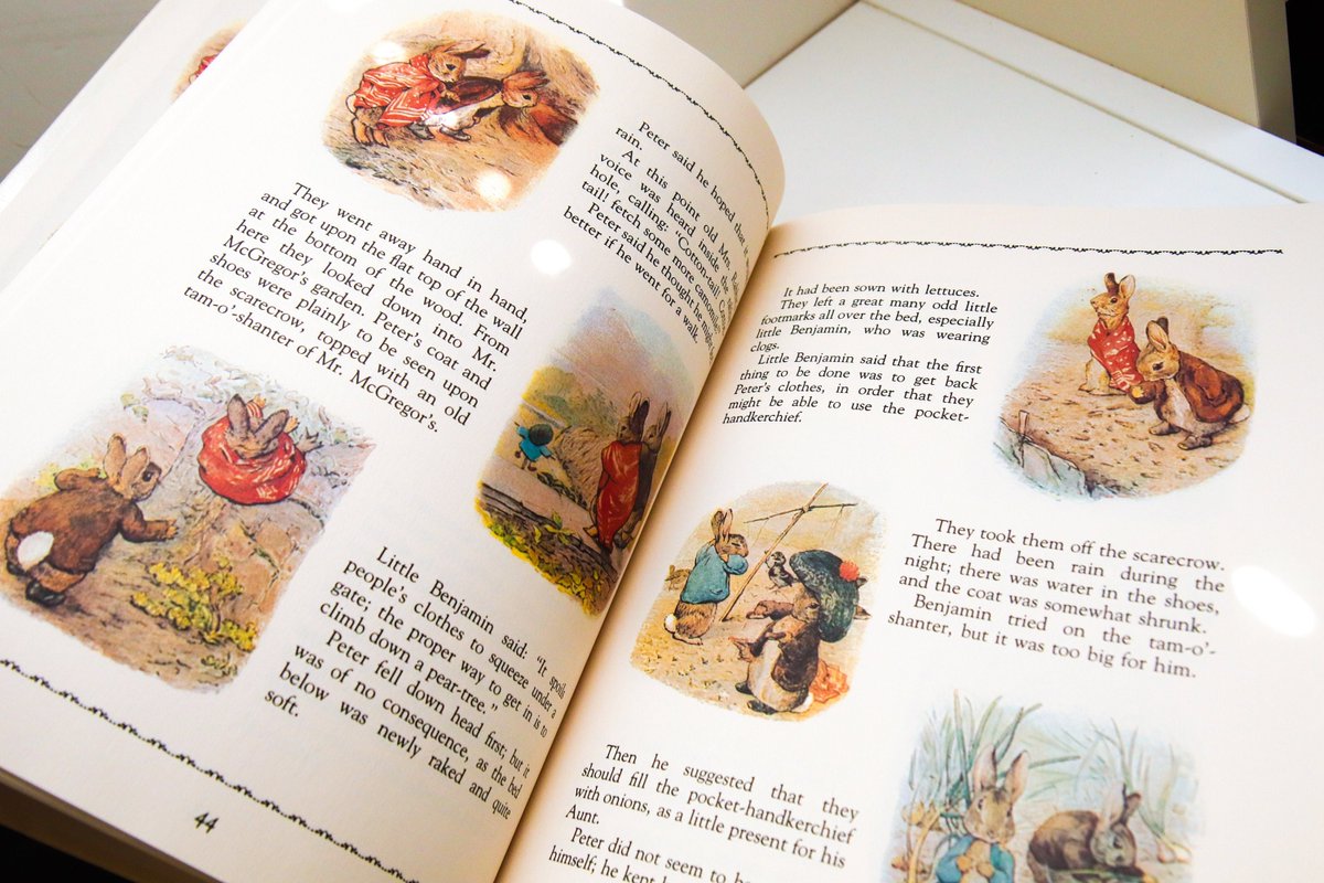 c.1985 Beatrix Potter 'Giant Treasury of Peter Rabbit' Vintage large format children's hardcover story / picture book Jeremy Benjamin Tailor etsy.com/listing/106680…
 #BedtimeStories #BeatrixPotter