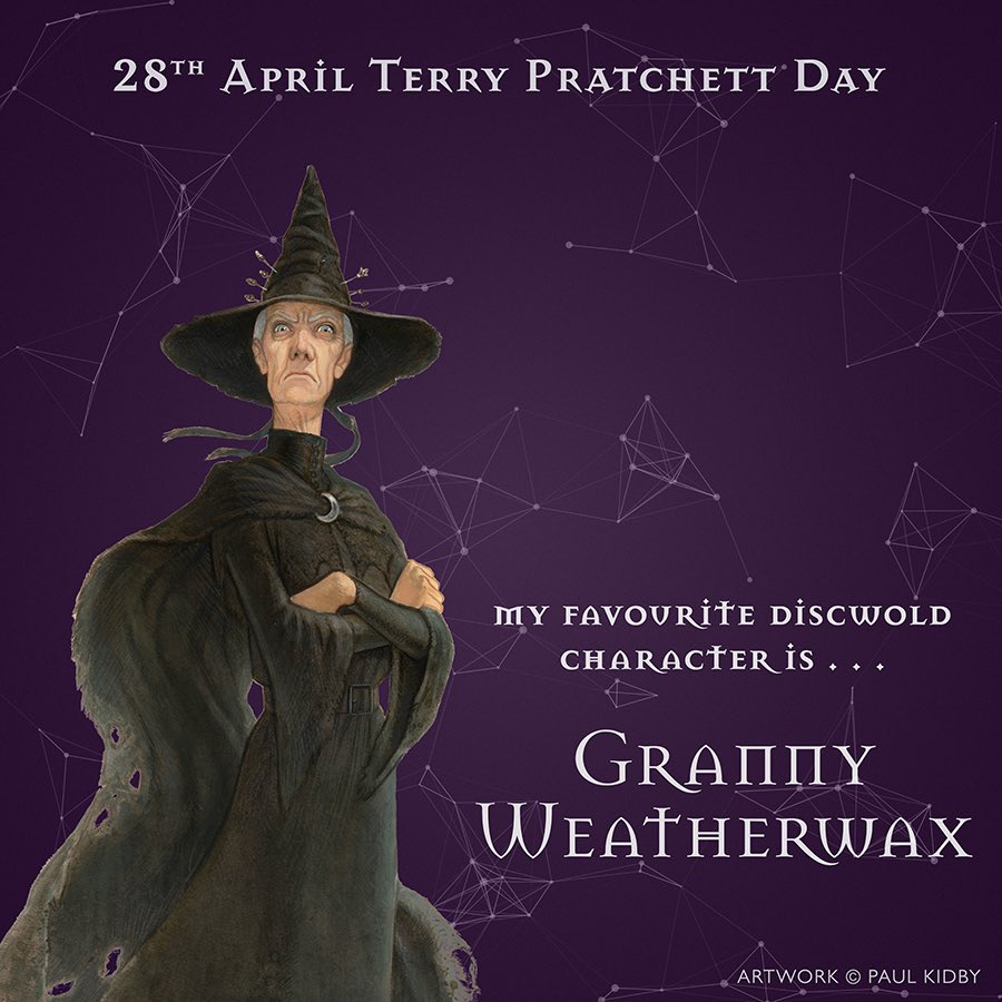 My favourite Discworld character. No hesitation. #TerryPratchettDay