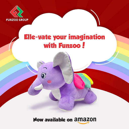 It's a bird! It's a plane! It's Elle the flying elephant! Funzoo's purple pal takes playtime on a wild ride.

Get flying with Elle- Get her from amazon: amazon.in/storefront?me=…

#funzoo #softtoy #toysindia #toylovers #plushy #toysforkids #toysforall #elephanttoy #elephant