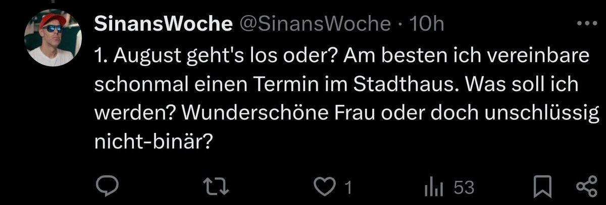 Na endlich, der größte Ally der queeren Community ist aus dem Winterschlaf erwacht 🥰

Wie konnten wir seine Transfeindlichkeit nur so miss interpretieren?