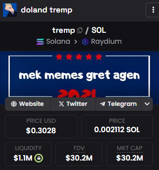 how the fuck is $boden at 360M and $tremp at 30M? is it because there are so many trump coins already?