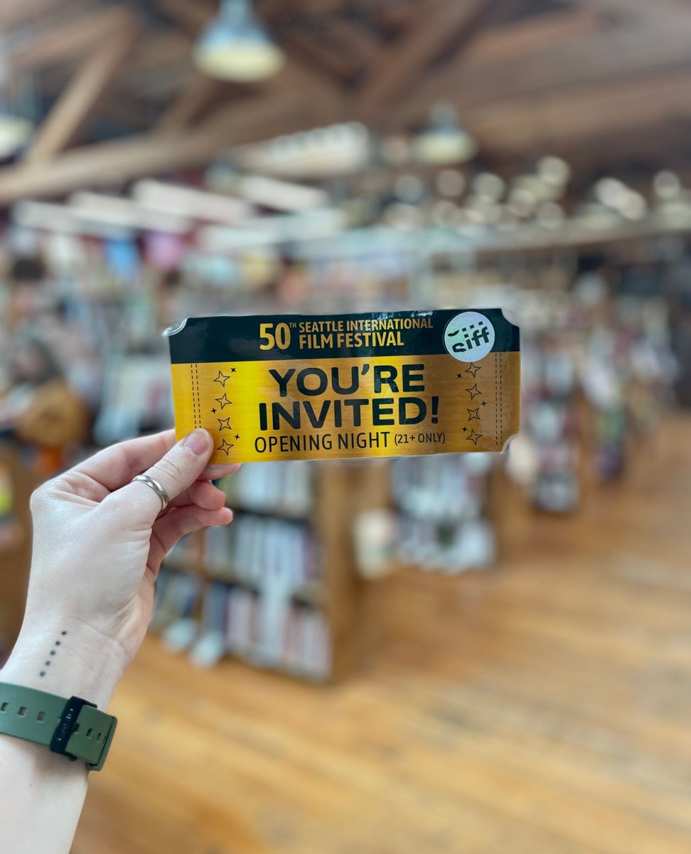 ElliottBayBooks's tweet image. The 50th annual SIFF is happening May 9–19 and we’re partnering with @siffnews to send one lucky reveler to the best party in town.

We’ll be hiding a rare Golden Ticket around the store for one savvy cinephile to find. Stay tuned on April 30 for your hint.

#SIFF2024 #SIFFTY