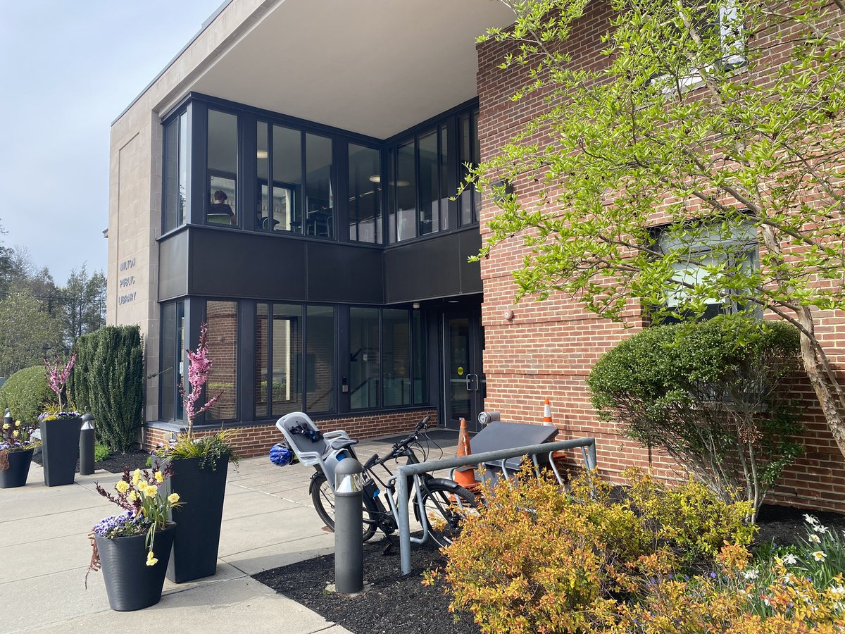 How do you get the best parking spot at the <a href="/MiltonLibraryMA/">Milton Library</a> ? Ride a bike!