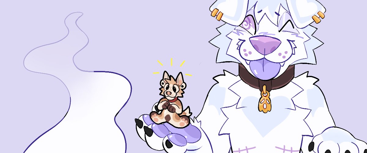 small silly banner for a certain cute polterpup 🐶👻 @ghostlypups