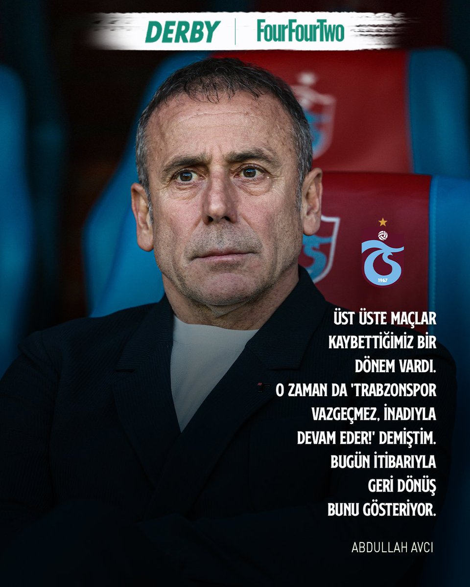 🔴🔵Trabzonspor Teknik Direktörü Abdullah Avcı, Gaziantep FK karşısında geri dönüşle gelen galibiyeti değerlendirirken geçtiğimiz haftalara atıfta bulundu.

#VerbiDerby