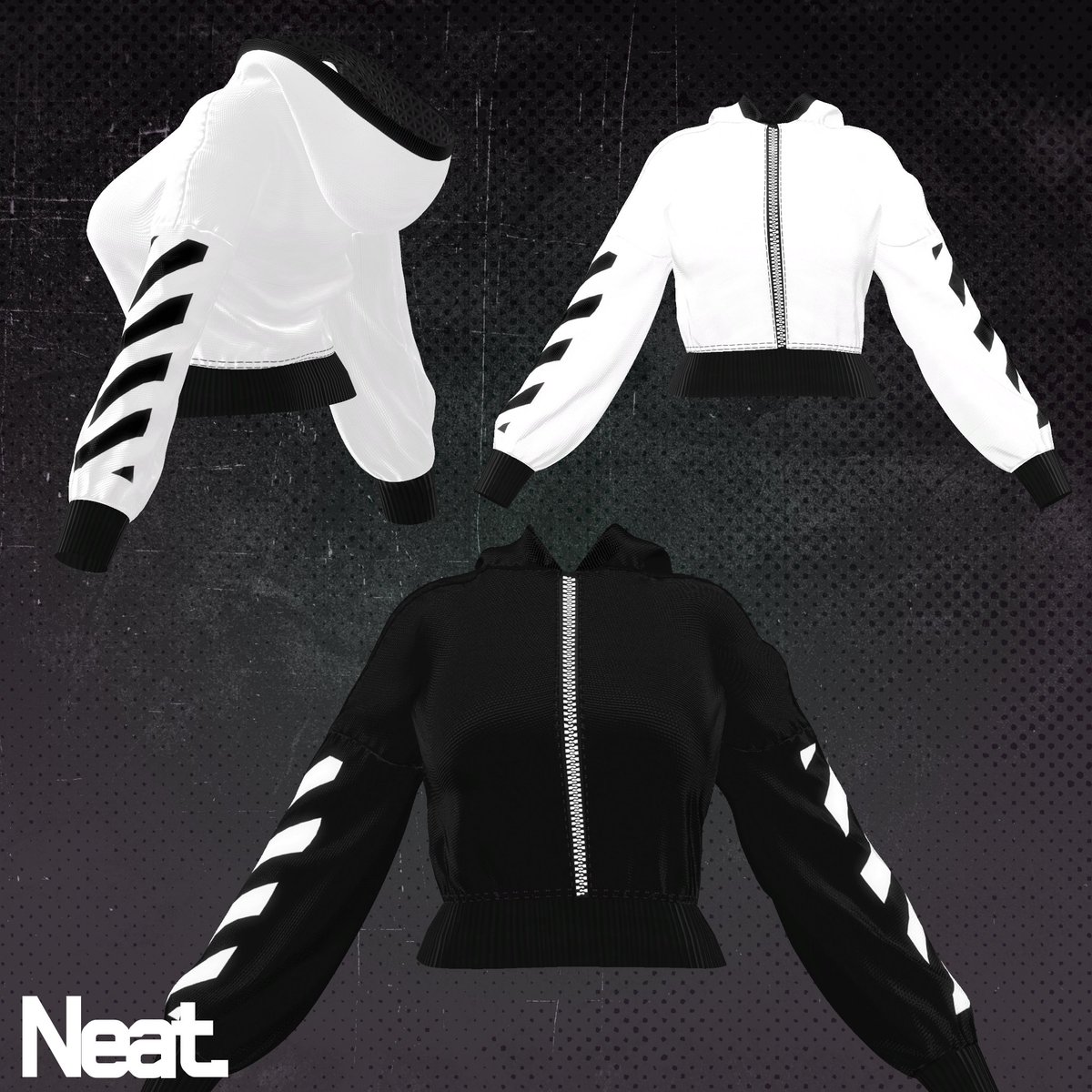 BluePortal77's tweet photo. The new #NeatClothing is OUT NOW! Dance Pants and a baggy hoodie!
To win RT + Follow!
--------------------
新素材リリース
フォロー＆リツイートでプレゼント

5 Winners! the giveaway ends Wednesday 💙
Thank you for the support!

🛒🛒🛒
https://t.co/p6pHcvpYNy

 #VRChat #booth_pm