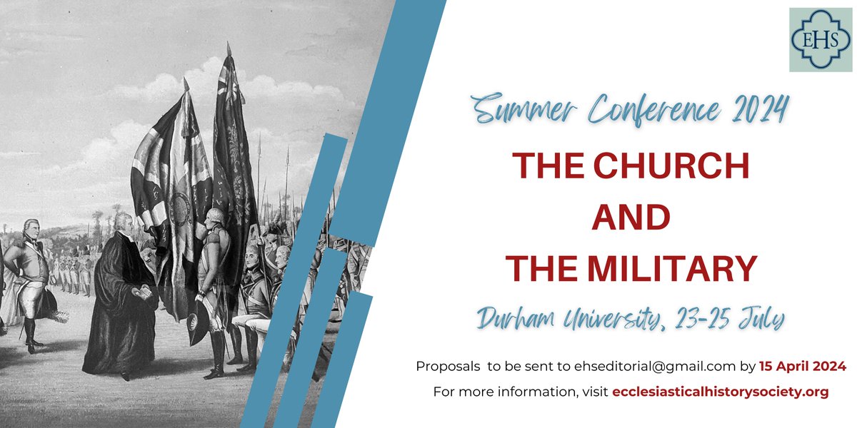 EcclesHistSoc's tweet photo. Registration is now open for our Summer Conference at Durham University, 23-25 July! Make sure to sign up for your place before 15 June.
You can find more information and the registration form here: https://t.co/lpZMkLKh0r
#twitterstorians #historyconference https://t.co/S5chTeqUFI