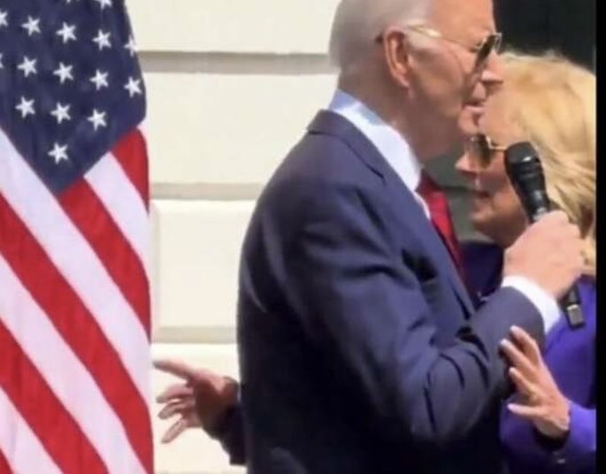 DEMRATS BEST! Holy Crap: Lost Joe Biden Gives Speech to Wounded Warriors with His Back to Them…Until Jill Finally Turns Him Around