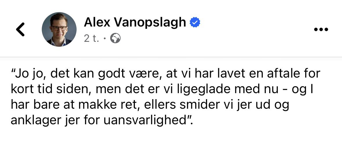 Er det et rigtigt citat, @AlexVanopslagh? Eller er det noget, du har fundet på?
#dkpol #dkforsvar