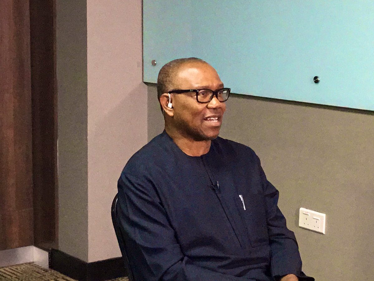 “You cannot sneak in through the window and start cleaning up the house.” - Peter Obi.