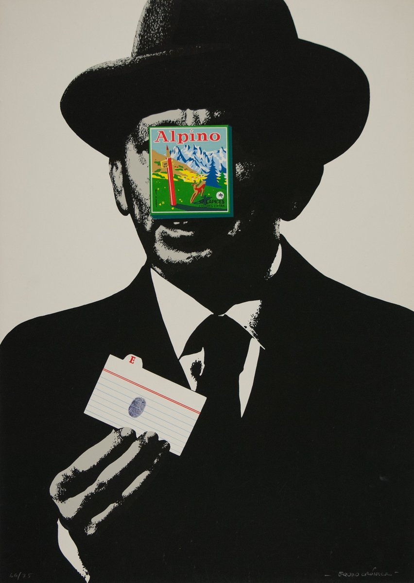 Museo_Historias's tweet photo. Carlos Pardos y las pinturas Alpino. Hoy el artista, en su visita guiada a la expo #ElVueloDeLaGrullaDeGallocantaALaAlfranca,  les ha contado a Loli, Concha, entre muchos, que de niño enfermó y sus amigos le regalaron una caja de las famosas Alpino, y con ellas empezó a pintar. https://t.co/Gp6Zq3l4Uk