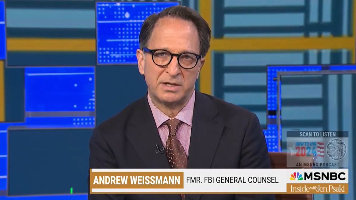 “One vote from the end of democracy:” Andrew Weissmann sounds alarm on SCOTUS immunity case | @AWeissmann_ on Jen Psaki's show: msnbc.com/msnbc/watch/wa…, via @msnbc.