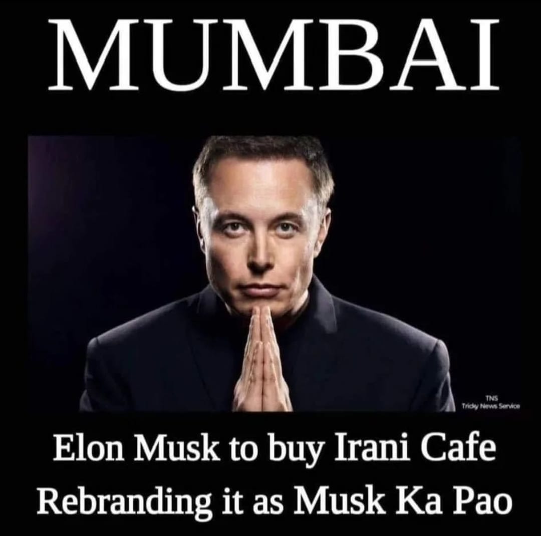 Musk-ka Pav!! 🤣😂🤣😂🤣😂🤣😂 🤣😂🤣😂🤣😂🤣😂