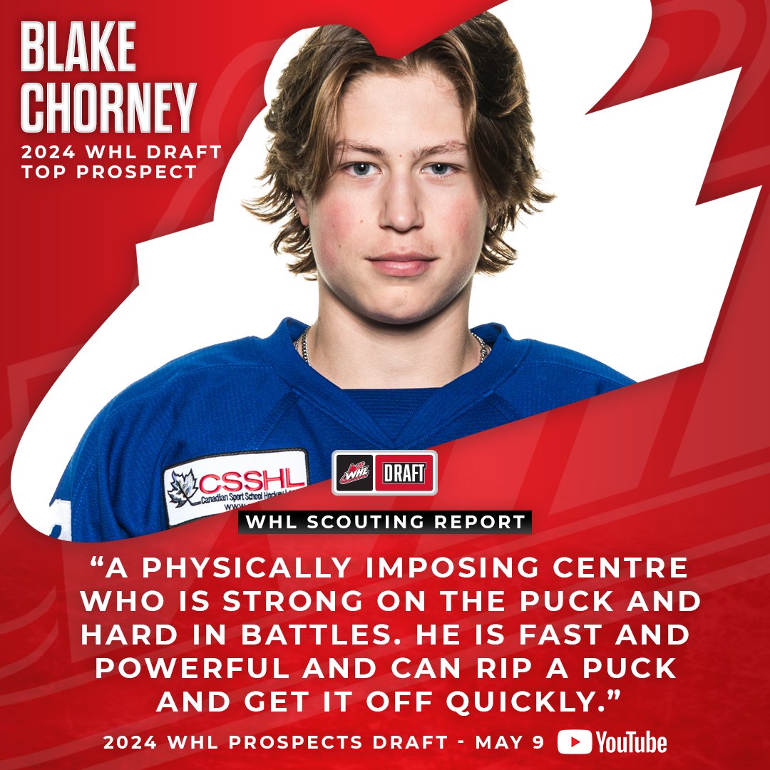 CSSHL U15 Prep Champion Blake Chorney’s size and skill down the middle will make one team very happy come #WHLDraft day on May 9th! @NAXHockey | @CSSHL