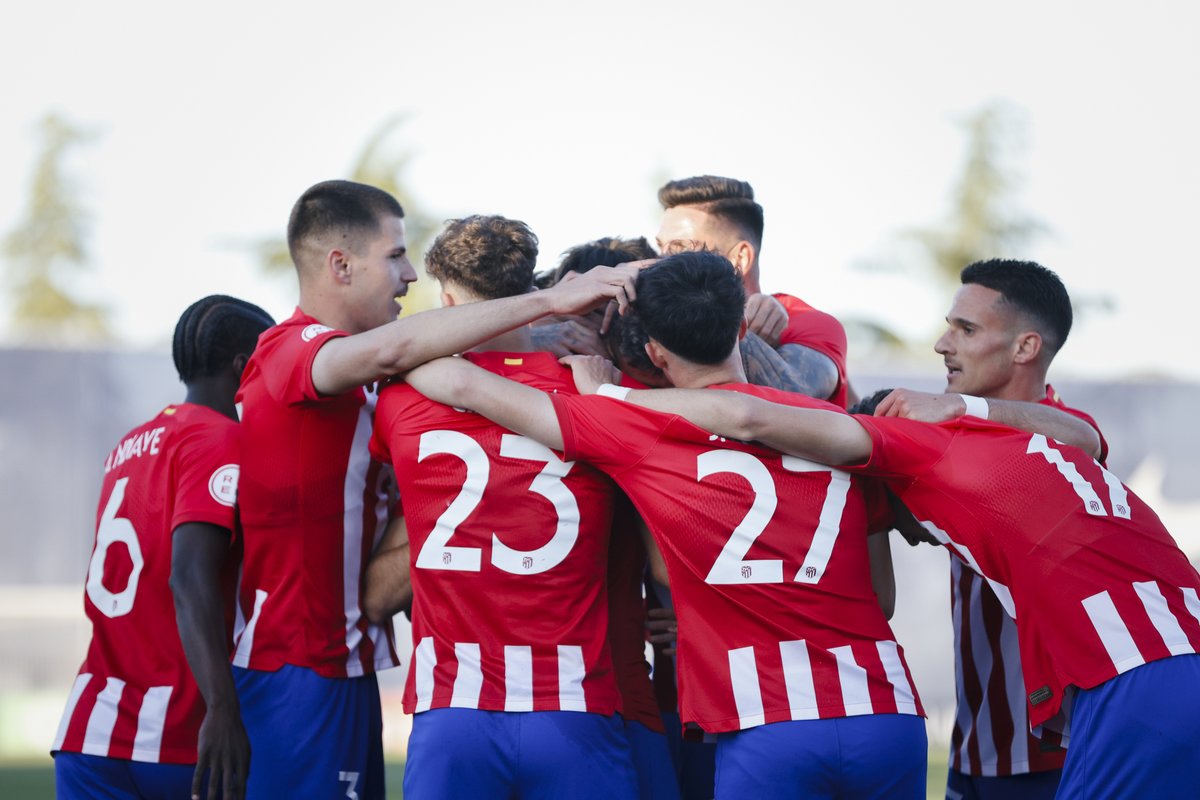 97’ ⏱ | Atleti B  3⃣-1⃣ Algeciras

⏹ ¡Finaaaaal del partido en Majadahonda!

🔴⚪ ¡Victoria que sirve para certificar la permanencia en 1ªRFEF!

• #AúpaAtleti • #AtletiBAlgeciras •