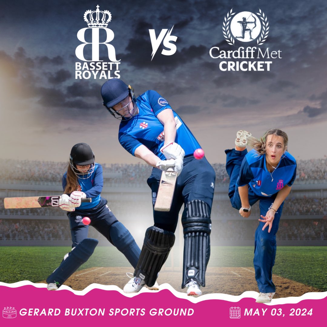 Our 2024 season gets under way with a friendly game at home to @CMetCricket on Friday 3rd May, starting at 6pm. Come along to support our ladies, and hopefully the ☀️ will be shining #WeAreBass #womenscricket #WomenInCricket #RoyalsFamily