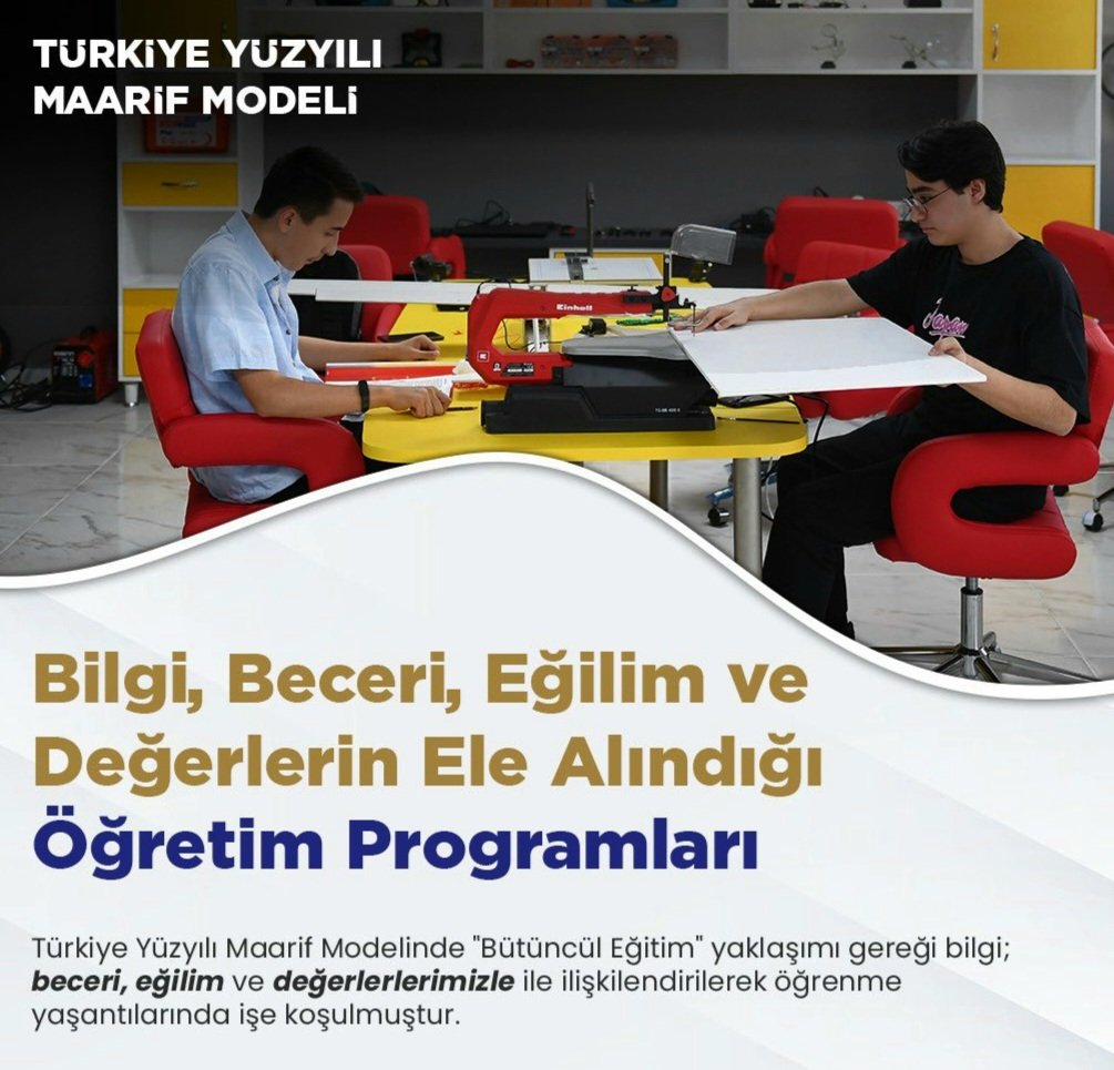 Türkiye Yüzyılı Maarif Modeli. ✔️Yiğit ve mert, ✔️Risk ve insiyatif alan, ✔️Destekleyici ✔️Girişimci gençlik @tcmeb @Yusuf__Tekin #KöklerdenGeleceğe