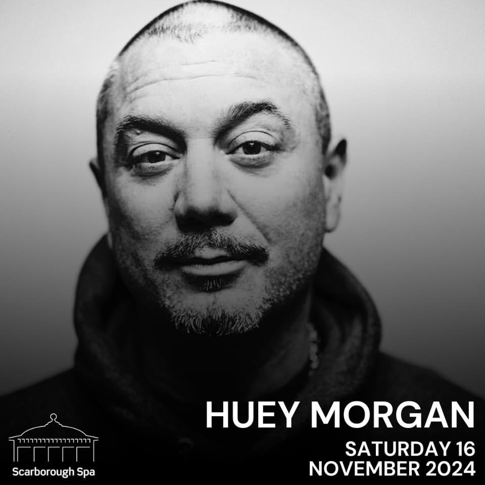 🎧 Frontman, radio broadcaster, author & DJ @OfficialHuey is bringing his first solo tour to the Spa! 📰 Recently he spoke with @guardian and it gave a great insight into the man himself. 👉 tinyurl.com/2ucmx3rr 📆 Saturday 16th November 2024 🎫 tinyurl.com/yy2tfphz