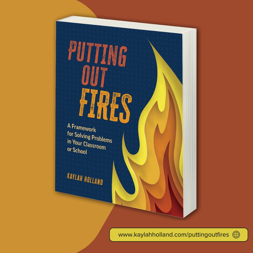 📢 BIG News! My first published book “Putting Out Fires” is coming to @ISTEofficial in June! 🔥 Many educators say they tackle one problem after another every day, constantly “putting out fires.” This book will help educators solve those problems and more! Pre-order now!🔥