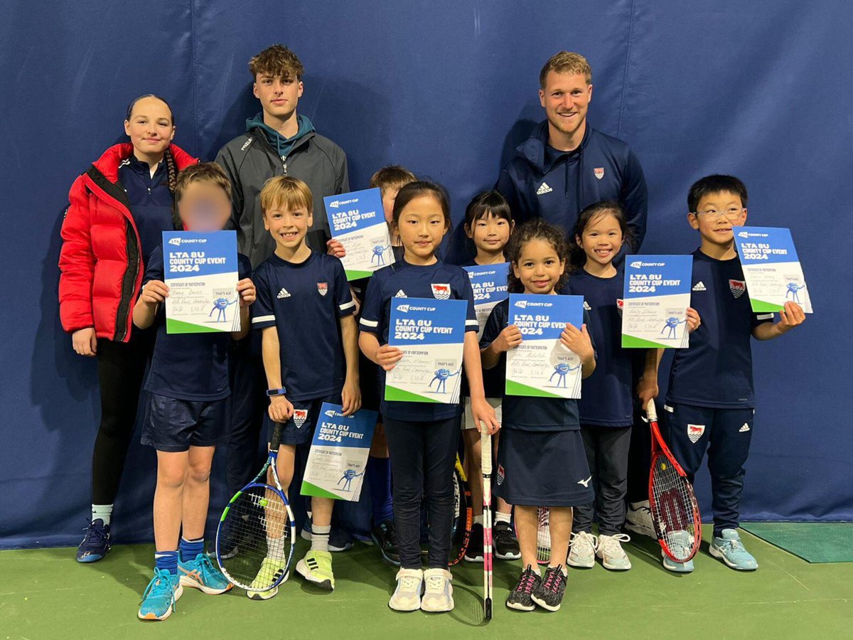 8U County Cup

A brilliant day for all of our Under 8s at Hills Road in Cambridge.

Overall, the girls finished 5th and the boys 3rd.

There was some really good tennis from everyone and superb support/teamwork throughout the event. #countycuptennis