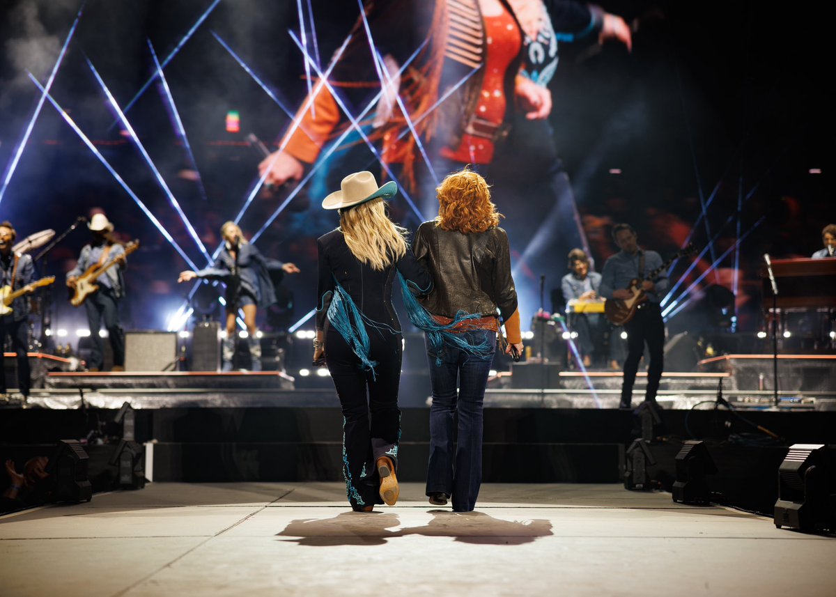 .@Reba at @stagecoach y’all. 🤯🤩Thank you to my hero and friend for coming out here as my special guest. I’ll never forget it. She brought all the fire 🔥.