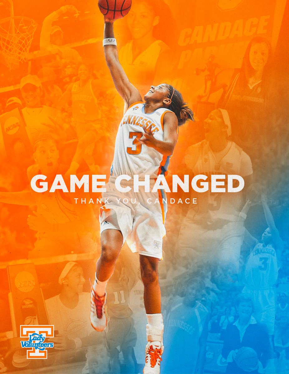 From Chicago to Rocky Top and beyond. Greatness at every stop. Congratulations on a legendary career, @Candace_Parker.