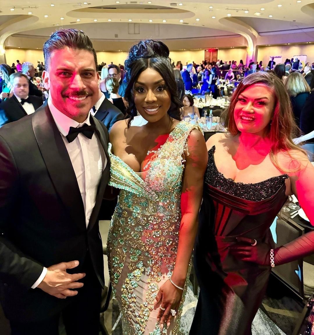 Jax Taylor, Wendy Osefo, and Brittany Cartwright at the White House Correspondents’ Dinner.