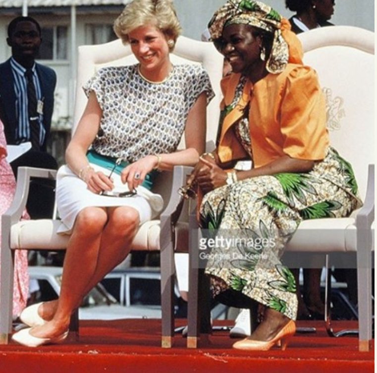 FUN FACT: The gorgeous Princess Diana visited Nigeria in March 1990, with her then husband Prince Charles. This will be an emotional visit in so many ways. 🥰 #HarryAndMeghanAreLoved