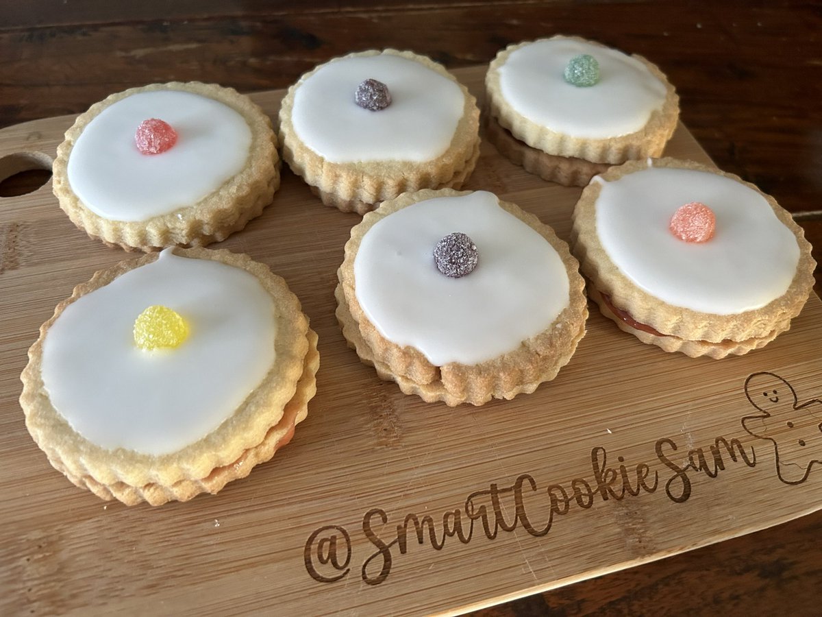 Another #biscuit bake for #twitterbakealong : Empire Biscuits. My favourite biscuits which remind me of my holidays on the Isle of Arran. I’m meeting my friend tomorrow and gifting her a box of these as part of her birthday present as she remembers these from her childhood.