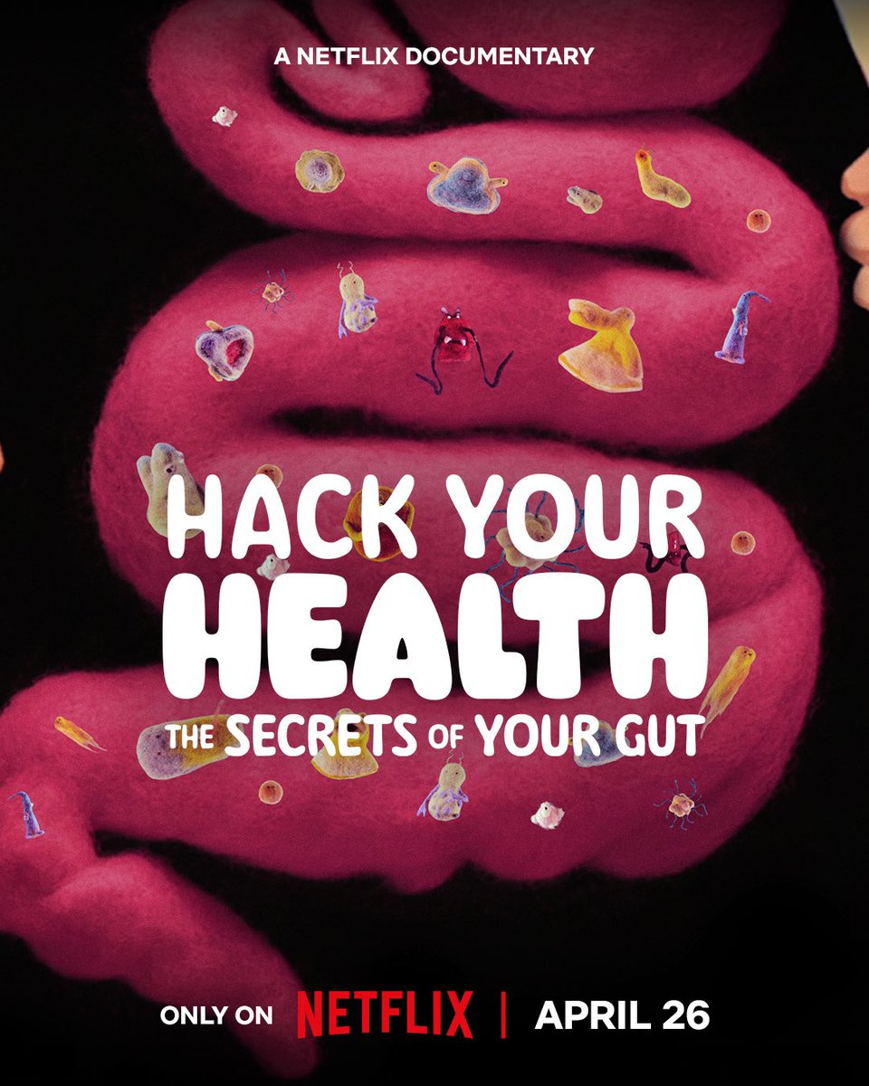 If you eat food, check out my new film, Hack Your Health, streaming on Netflix now!