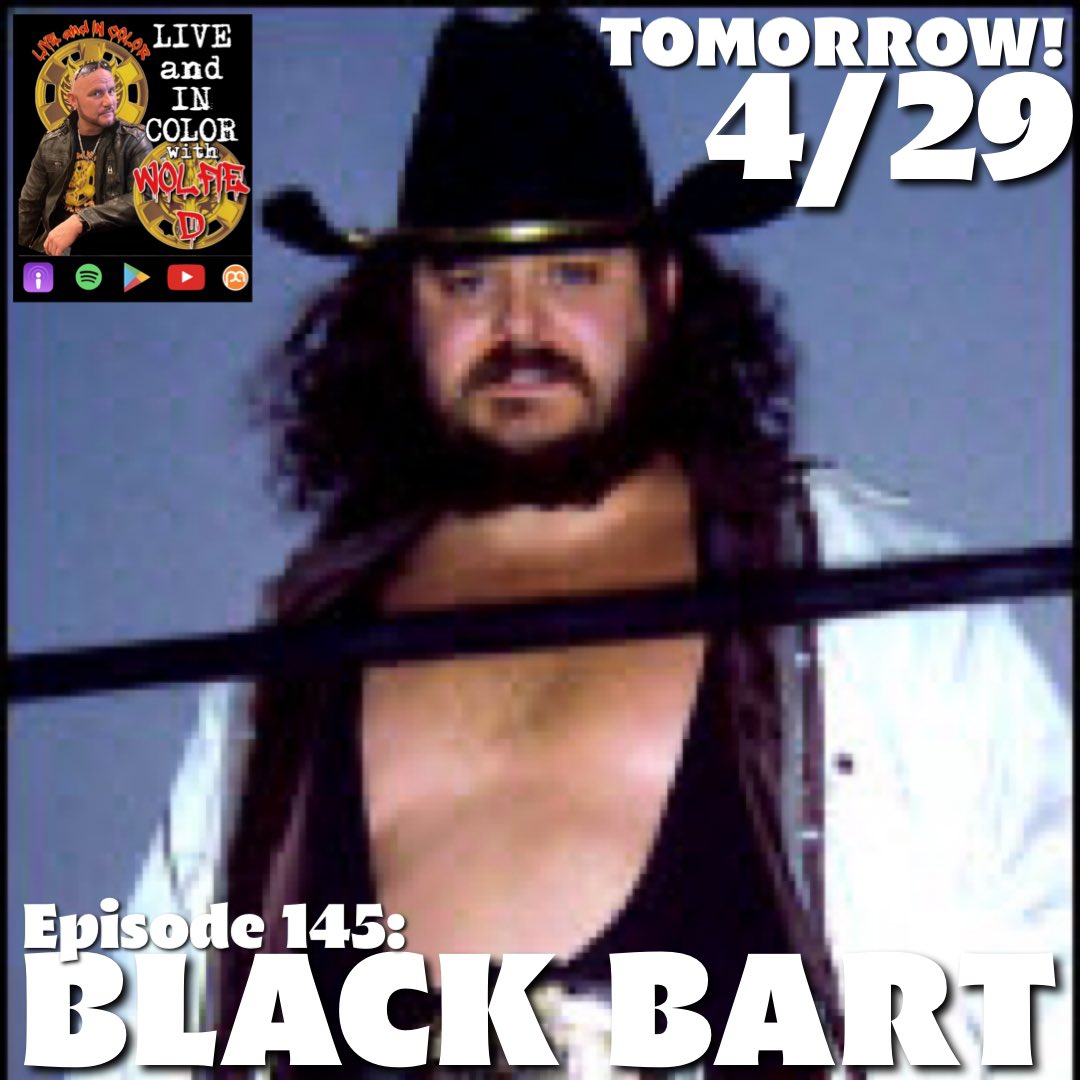 TOMORROW! Black Bart! Be there!