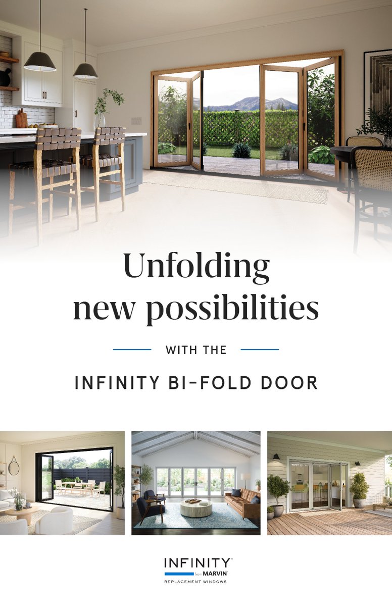 Take the indoors, outdoors with Infinity from Marvin Bi-Fold Doors!

#IndoorOutdoorFun #bifolddoors #summerisalmosthere #newdoors #openupyourspace #RHS #spokanewa #Trulylocal
