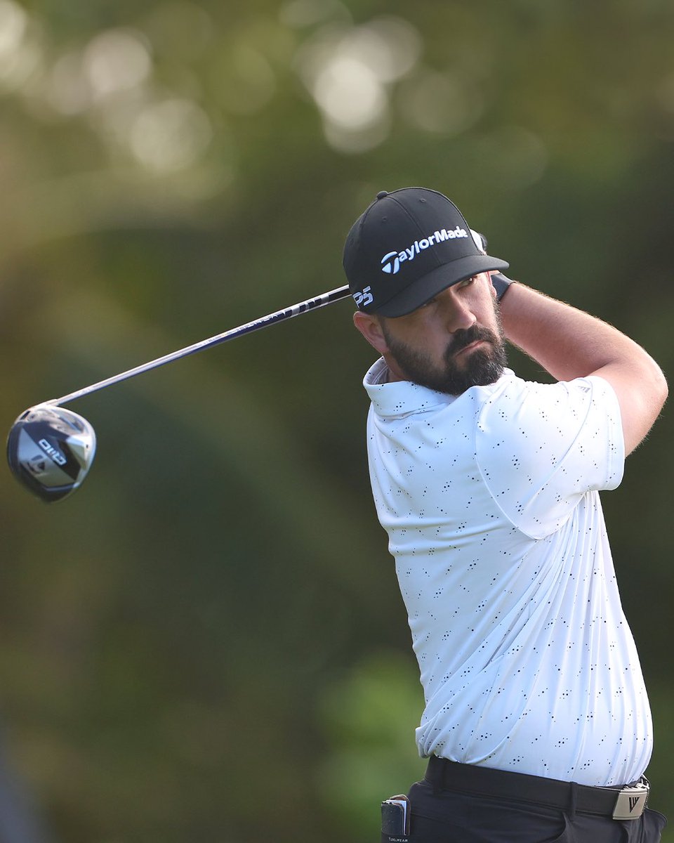 Tying the tournament record for alternate shot. 🤯 @ChadRamey2 and his partner were firing at flags all day long to shoot a 63 (-9) and currently have the clubhouse lead at 25-under. #TeamTaylorMade