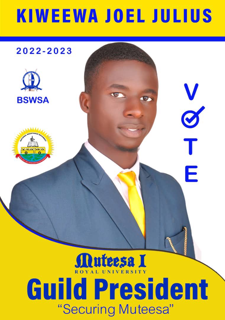 Gratitude is a must. 
Today 27th. April. 2022 I was voted by the students of @MuteesaIRoyal to serve their Guild President. By virtual I became the First student at MRU. 
Thanks once again to everyone who entrusted and supported me both morally and financially.