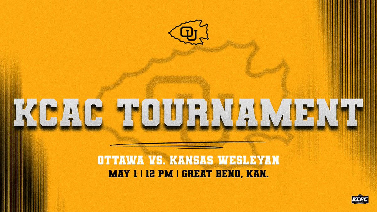 .@OttawaBravesSB plays the 7th seed in the KCAC Tournament, @kwucoyotes, on May 1 in Great Bend, Kan. First pitch is scheduled for 12pm. 💻kcacnetwork.com/ottawaks/ 📊ottawabraves.com/sidearmstats/s… #BraveNation