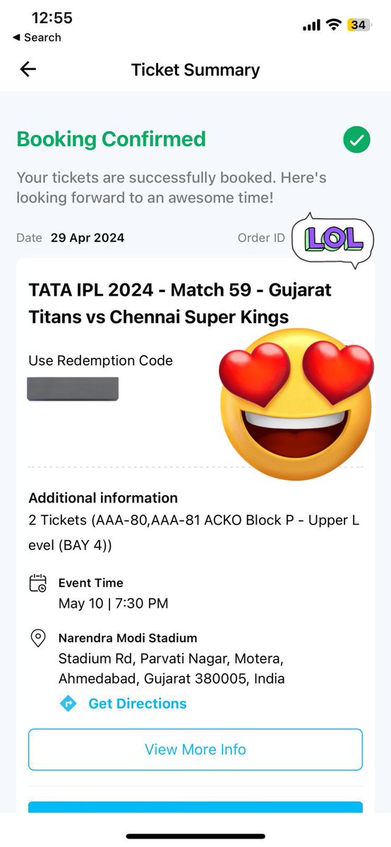 Ahmedabad booked 👍🏼
#CSKvsGT