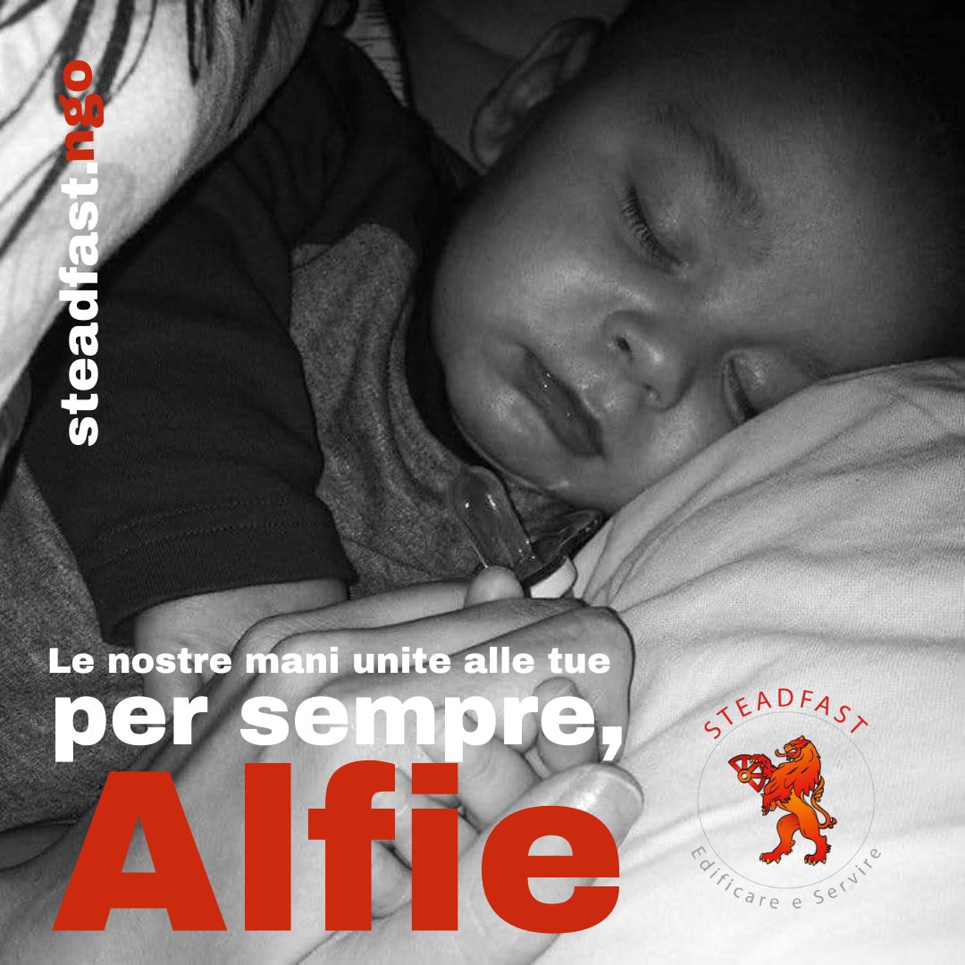 SteadfastNGO's tweet photo. “Nessuna vita è futile. Se non ci impegneremo tutti affinché questo risultato si realizzi, la morte di Alfie sarà stata invano.”
Thomas Evans - papà di #AlfieEvans

We love you Alfie, we do

#steadfast #steadfastngo #alfieevans #lifeaid  #steadfastlifeaid https://t.co/ZZ4SkplaLZ