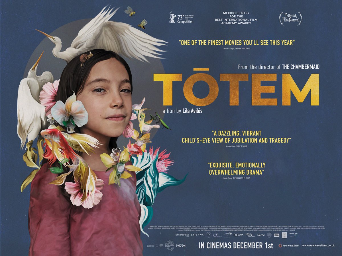 TOMORROW: Monday Night Cinema continues with Tótem - Golden Bear Nominee, Berlin Film Festival 2023 Accomplished Mexican director Lila Aviles tackles heavy themes through a compassionate and insightful lens in family drama. Mon 29 Apr, 5 & 8 | Book now: tinyurl.com/MNCtotem