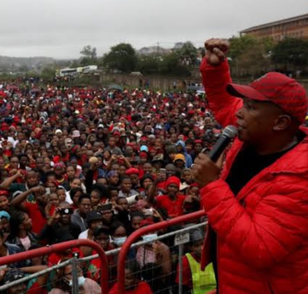 In the Eastern Cape, I have observed that for every gogo die-hard Mandela fan, there's 10 young die-hard Malema fans backed by their gogo. So, indeed, the EFF is cruising nicely.