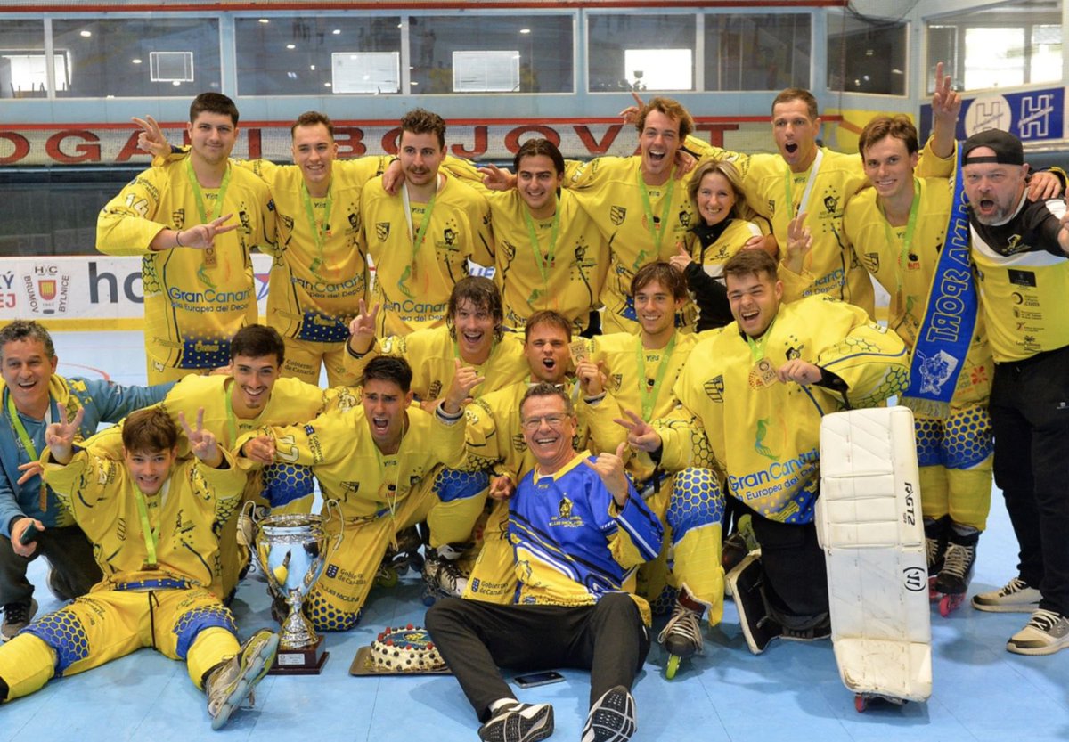 Hoy Las Palmas de Gran Canaria está de enhorabuena, el @clubmolinasport ha conquistado la Copa de Europa. ¡Enhorabuena campeones! 🏆🏆🏆