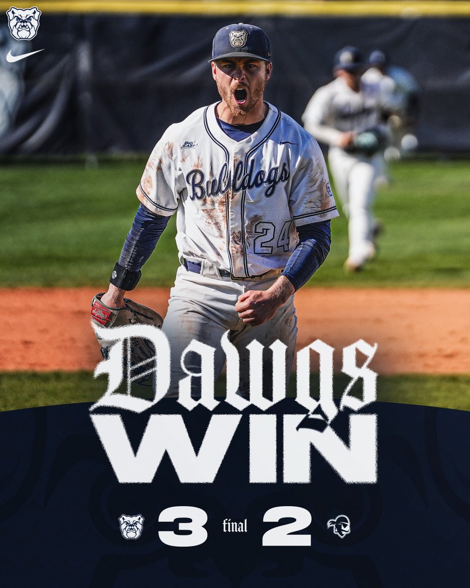 DAWGS WIN!!! Cole Graverson picks up the win with 5.2 innings of relief as the Dawgs take Game 3... #ButlerWay