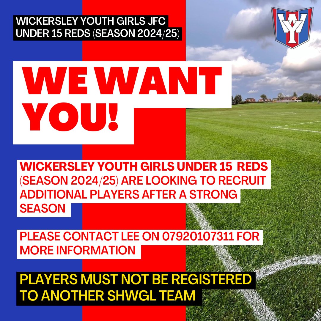 Wickersley Youth Junior Football Club (@WickersleyYouth) on Twitter photo 2024-04-28 19:32:27