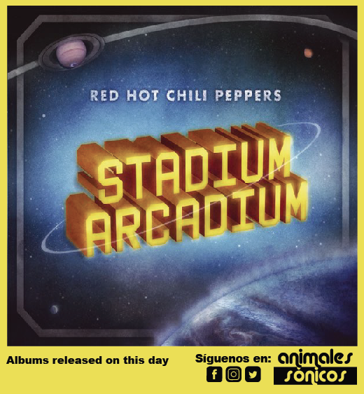 'Stadium Arcadium', noveno álbum de Red Hot Chili Peppers, fue lanzado el 5 de mayo de 2006. #music #alternativerock #funkrock